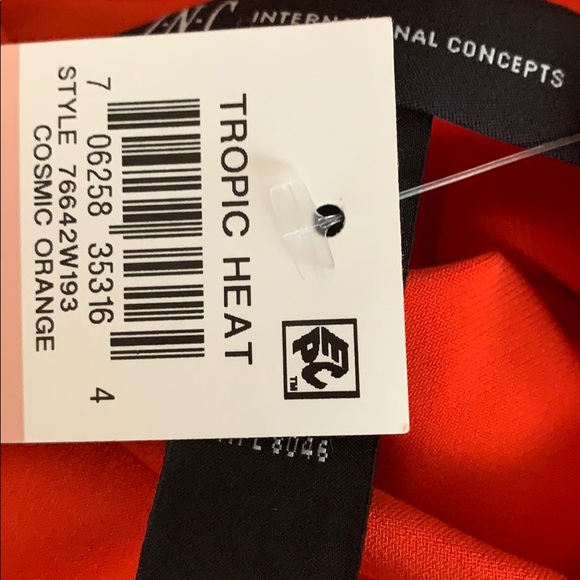 INC Macy’s Tropic Heat Crystal Top - Picture 4 of 4